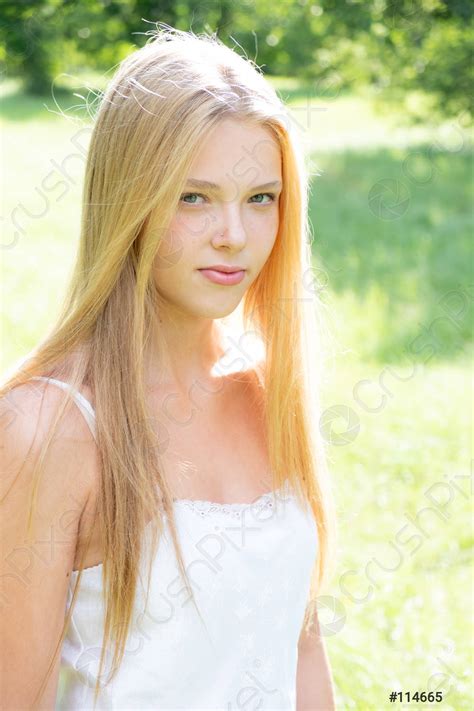 young blonde woman